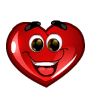 Gif animé coeur sourire